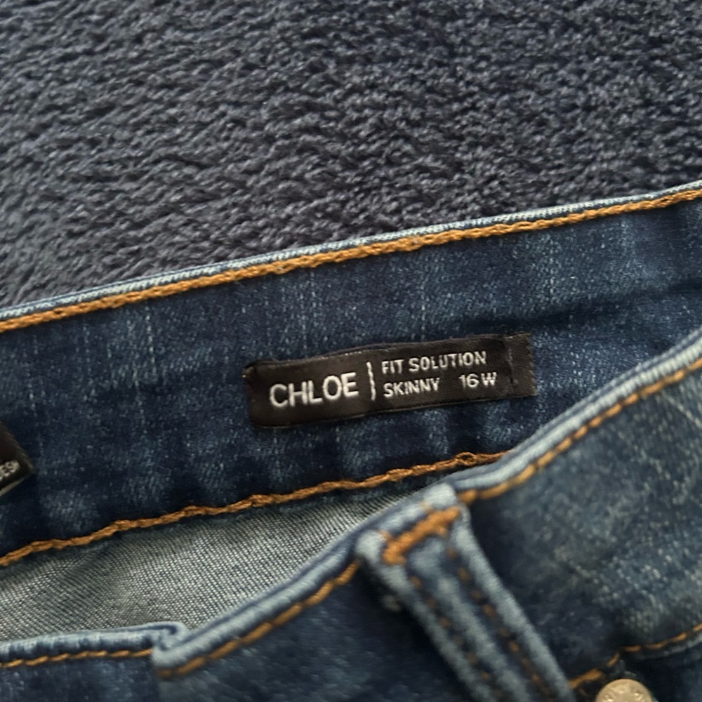 Tahari Chloe Size 16W Denim Jeans - Picture 7 of 11